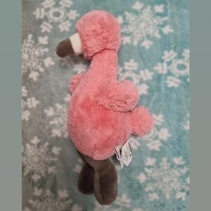 Jellycat Bashful Flamingo Rare Retired NWT (Only has 1 Tag) Approx 12"